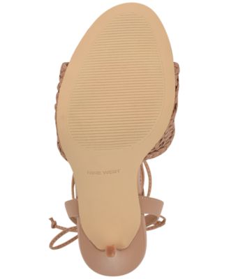 Women's Merta Woven Tie-Up High Stiletto Sandals