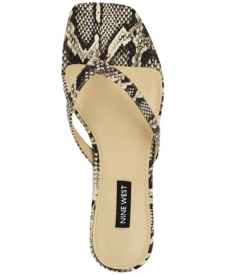 Women's Cassa Thong Low Kitten Heel Dress Sandals