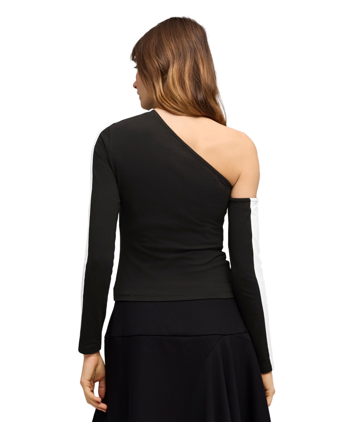 Puma Women's Asymmetric Neck Long-Sleeve Top