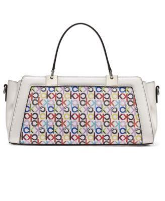 Medium Jean Zipper Satchel Bag