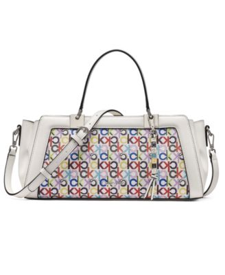 Medium Jean Zipper Satchel Bag