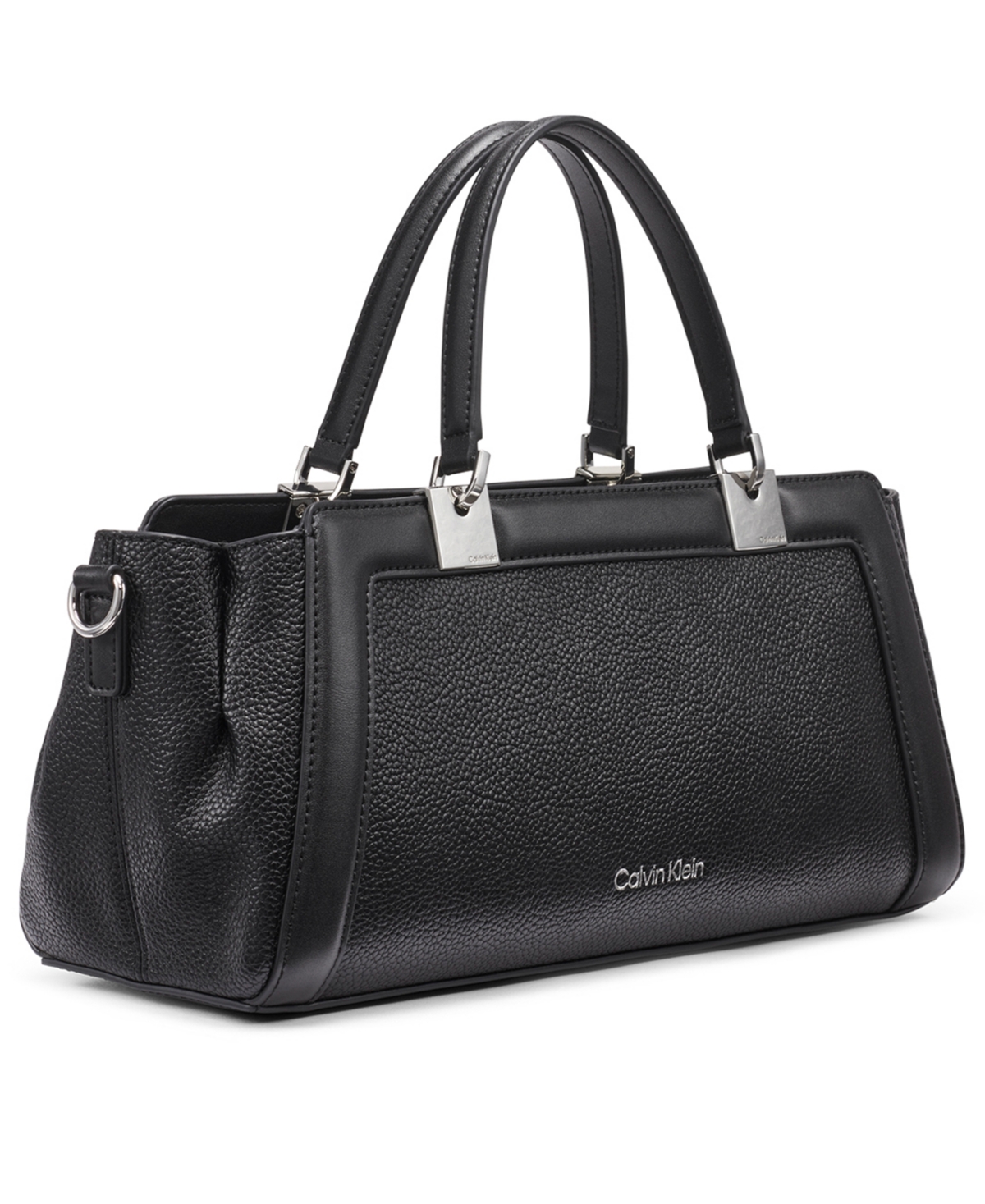 Calvin Klein Medium Jean Zipper Satchel Bag