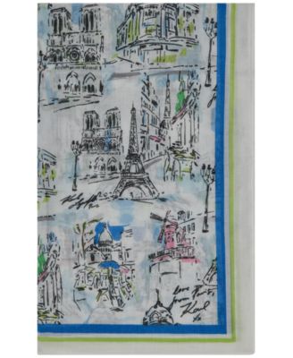 April In Paris Square Scarf