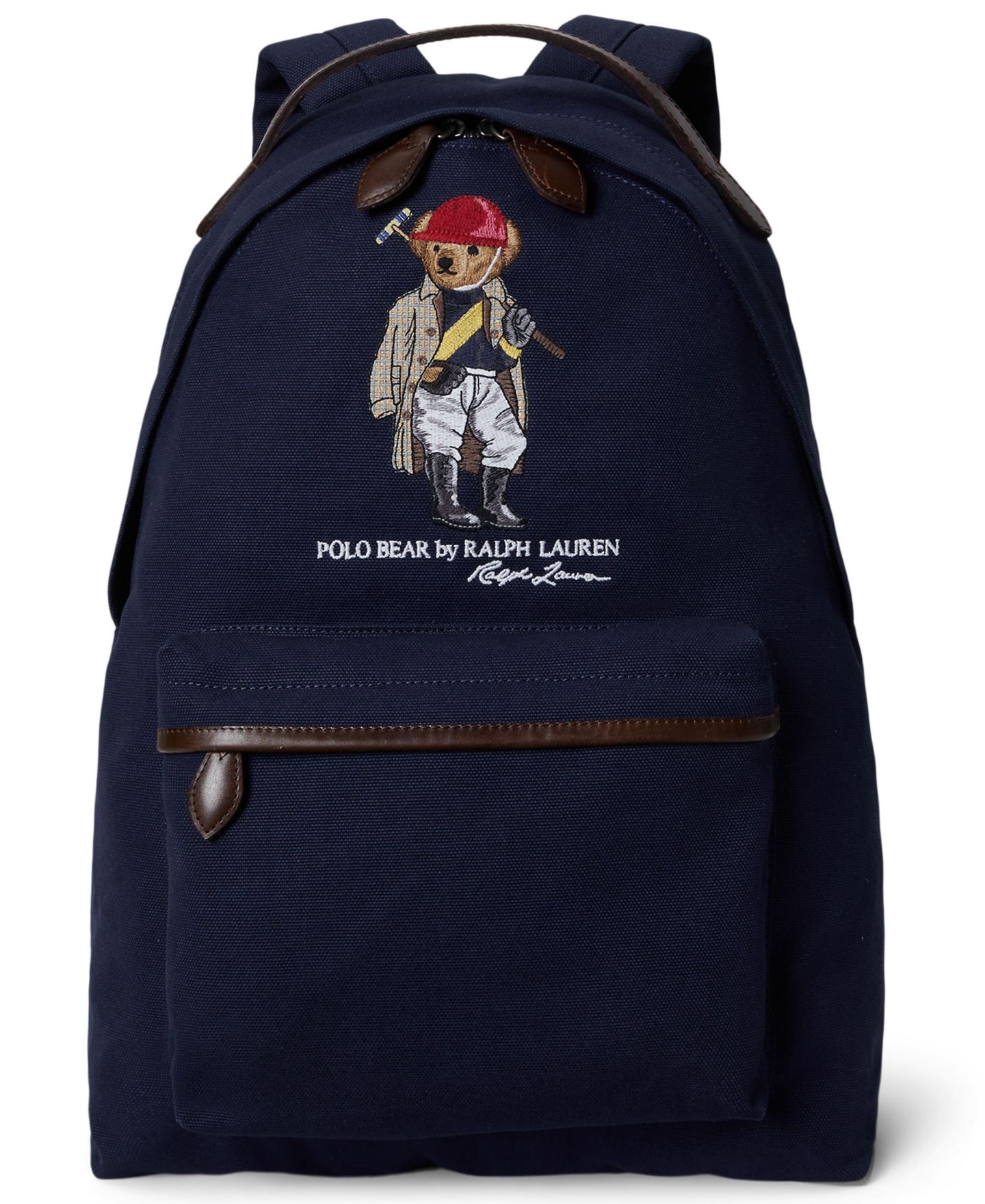 Рюкзак Polo Ralph Lauren Polo Bear Canvas, цвет: Тёмно-синий — фото 1
