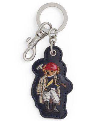 Men's Polo Bear Leather Key Fob