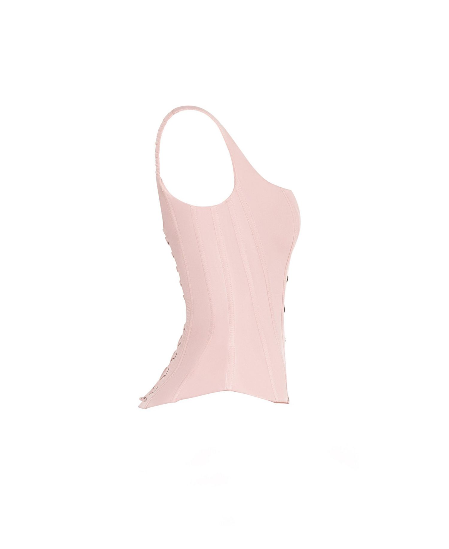 Women's Sculpting Pink Low-Waist Corset