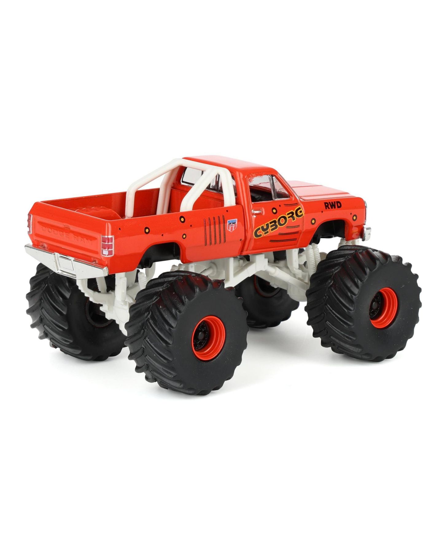 Детская игрушка Greenlight 1/64 1990 Dodge Ram D250, Cyborg, Kings of Crunch Series — фото 3