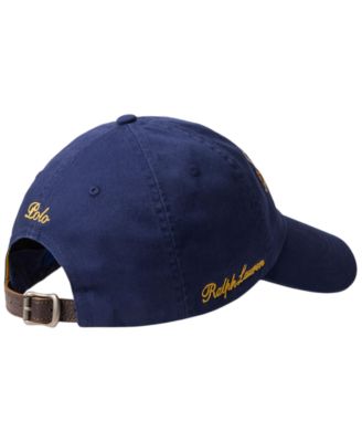 Men's Triple-Pony Twill Ball Cap