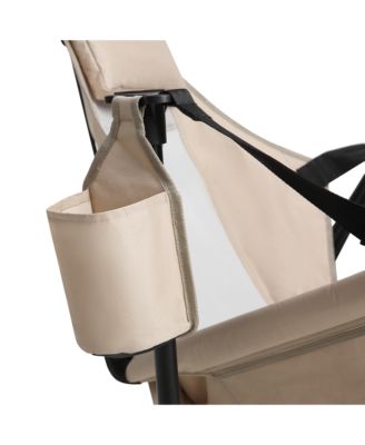 Hammock Camping Chair, Folding Portable Rocking Chair, Aluminum Alloy Adjustable Back Swinging Chair with Pillow Cup Holder, Recliner