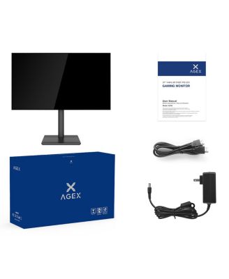 AGEX A27Q(Black) 27" 2K QHD 2560x1440 1.07B Colors(8-bit + Hi-FRC) 100% sRGB 144Hz 1ms Fast IPS Gaming Monitor