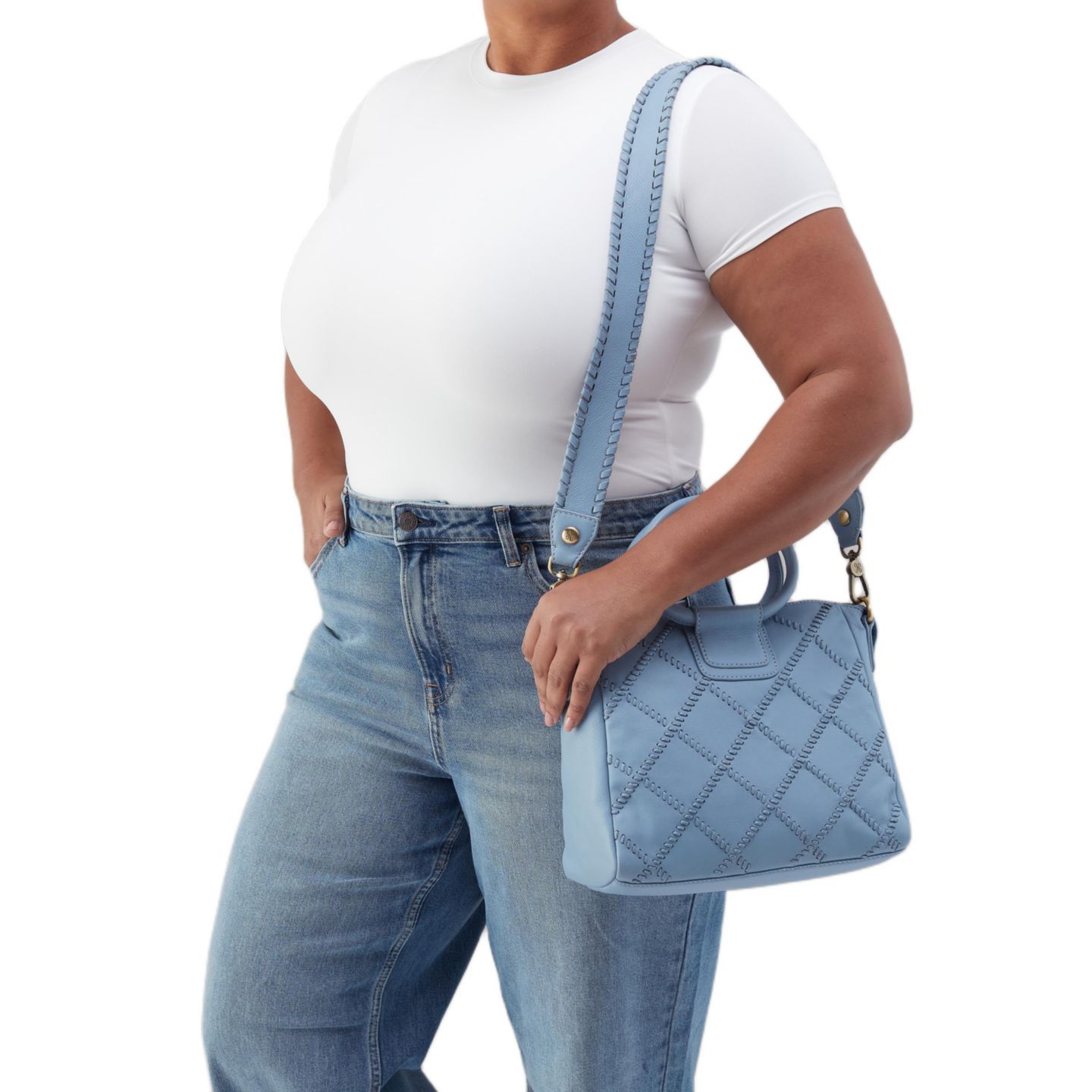 Женская сумка HOBO Sheila Medium Satchel, цвет: Bluebell — фото 2