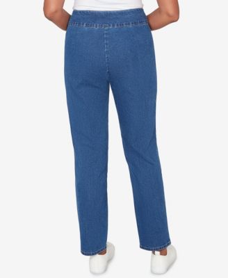 Petite Austin Geometric Heat Set Super Stretch Denim Jeans