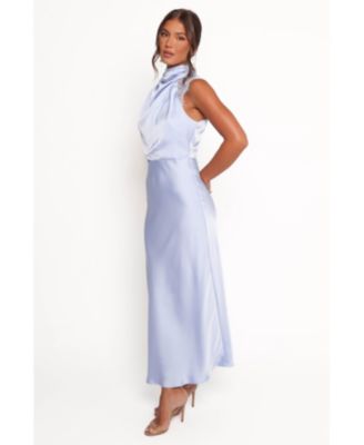 Women's Anabelle Halter Neck Lace Maxi Dress