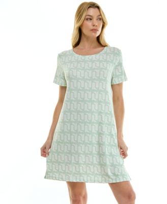 Women's Short-Sleeve Sleep Shirt