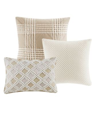 Essence Oversized Cotton Clipped Jacquard 9-Pc. Comforter Set, King