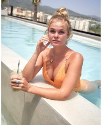 Women's Tangerine Squeeze Swim Suit