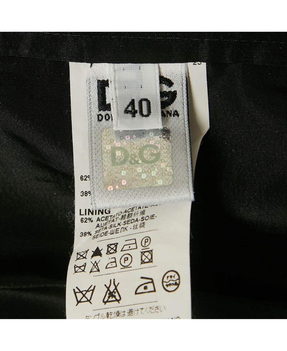 Pre-Owned Dolce & Gabbana Women's Pre-Owned D&g Black Silk Blend Strapless Mini Dress