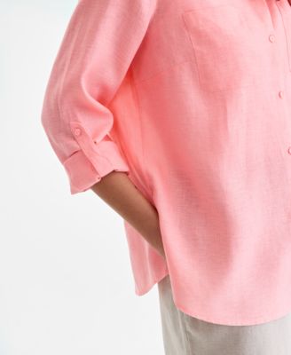 Women's 100% Linen Shirt