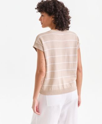 Women's Striped Crewneck Sweater