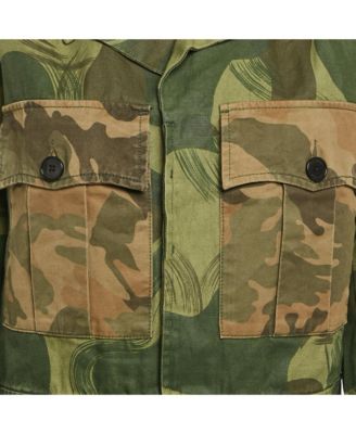 Women's Military Camouflage Cotton Blend Kaleno Jacket