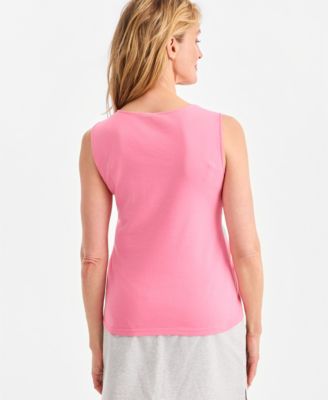 Women's Sweetheart-Neck Sleeveless Top