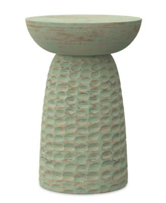 Boyd 13" Mango Wood Solid Accent Table