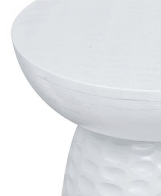 Boyd 13" Mango Wood Solid Accent Table