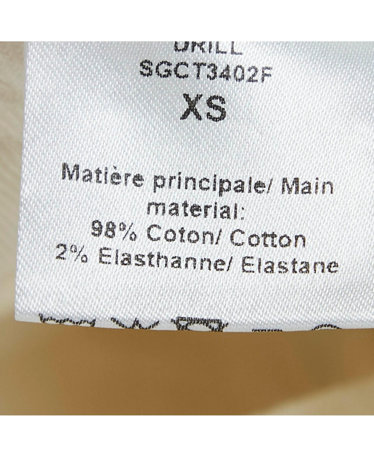 Pre-Owned Zadig & Voltaire Women's White Denim Button Front Kimi Jacket