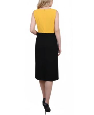 Petite 3/4 Sleeve 2 Piece Dress Set