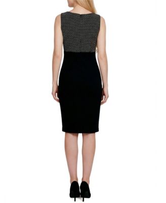 Petite 3/4 Sleeve Jacket and Dress Set