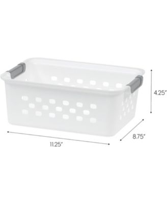 USA Small Plastic Basket Storage, 8Pk