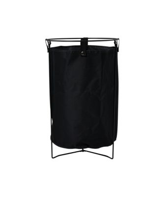 Metal Wire Frame Laundry Hamper with Removable Canvas Bag