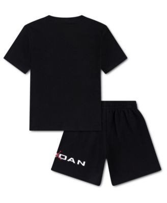 Boys' 4-7X Stretch T-Shirt & Shorts, 2-Piece Set