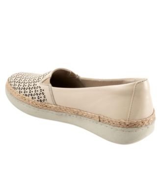 Accent Perforated Leather Flats