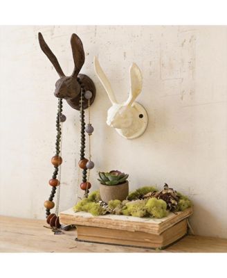 Rustic Cast Iron Rabbit Wall Hook - Versatile, Sturdy, Fun