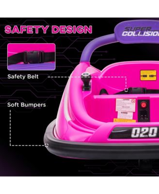 12V Kids Electric Bumper Car with 360 Degree Spin