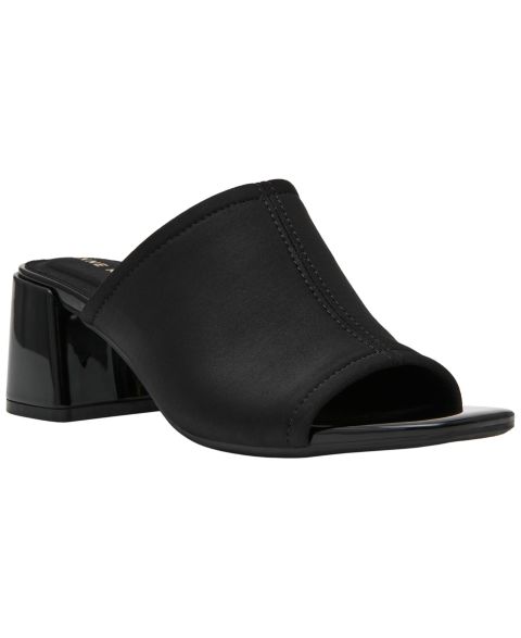 Женские сандалии Anne Klein Flutter Block Heel Dress Sandals, цвет: Чёрный