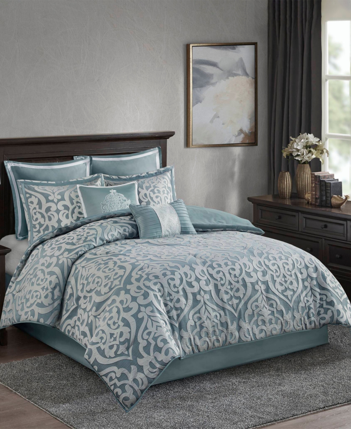 Madison Park Odette Jacquard 8-Pc. Comforter Set