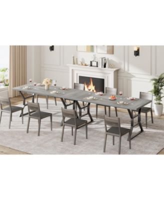 Kitchen Table 70.9 inch Large Dining Room Table for 6 Rectangular Kitchen Table