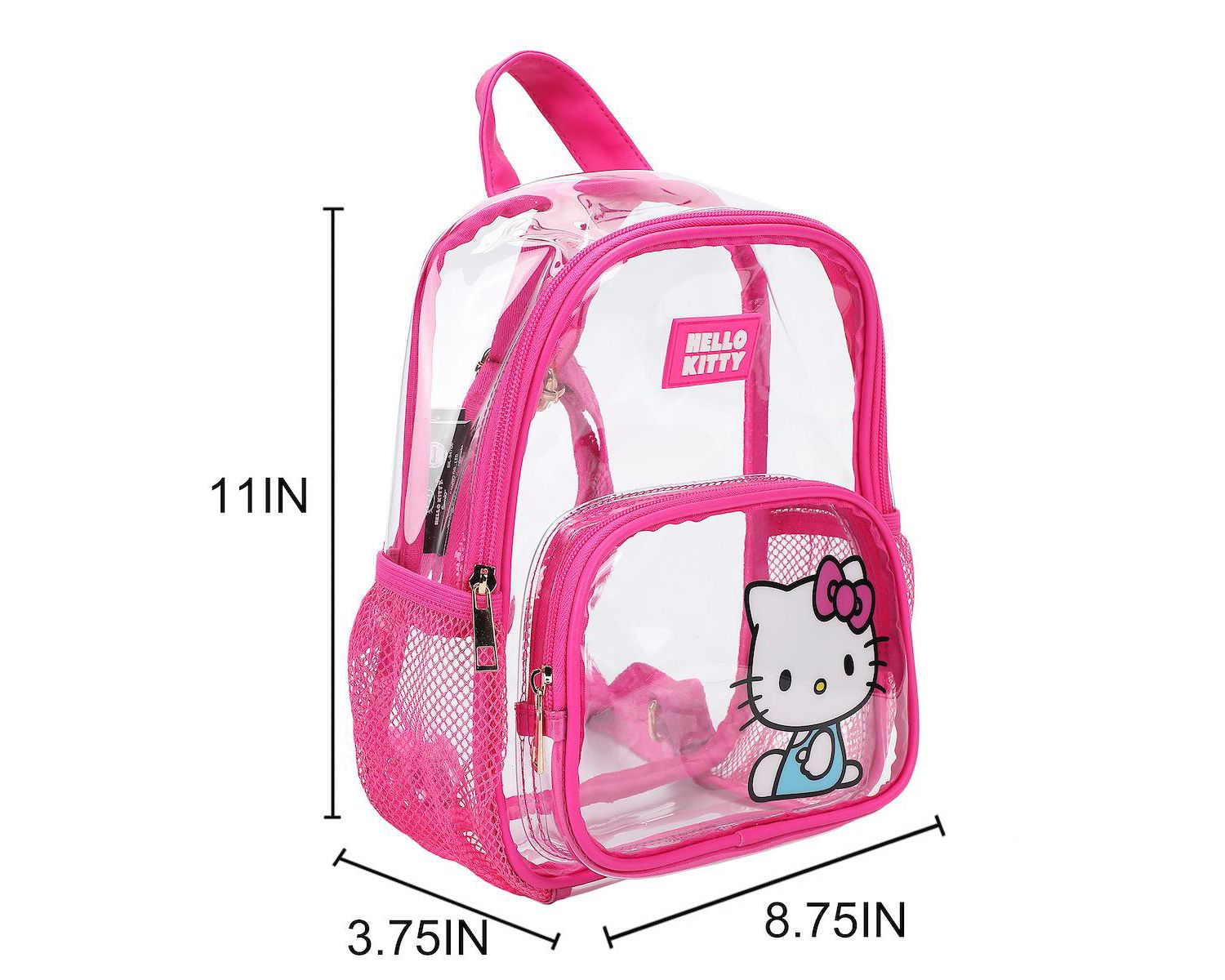 11" Clear Mini Backpack for Adults