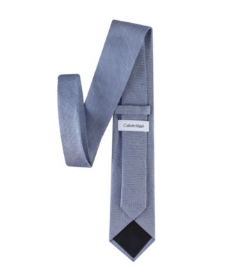 Men's Textured Solid Silk & Linen Blend Tie