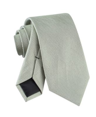 Men's Textured Solid Silk & Linen Blend Tie