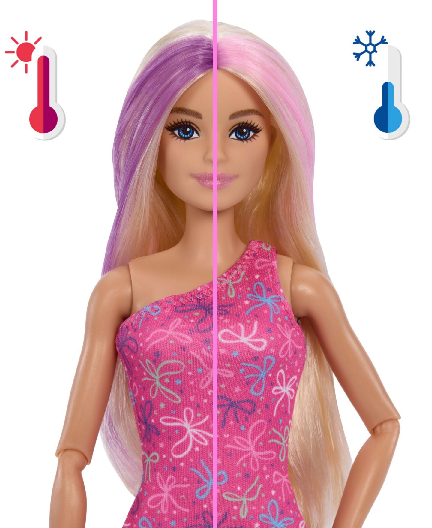 Детская кукла Barbie Rise & Surprise Color-Change Hair Fashion Doll, Ages 3+ — фото 5