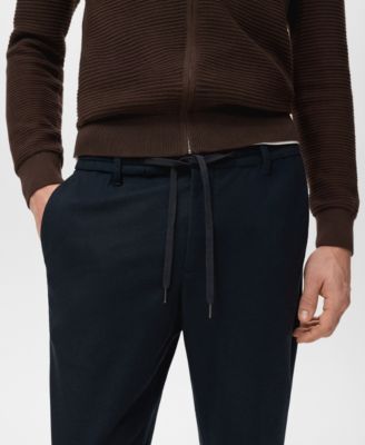 Men's Slim-Fit Flannel Pants