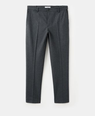 Men's Slim-Fit Flannel Pants