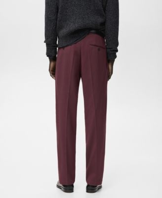 Men's Fluid Regular-Fit Trousers