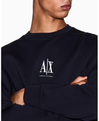 Men's Icon Logo Fleece Crew Neck Sweatshirt