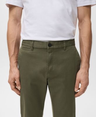 Men's Prato Cropped Tapered Chino Pants