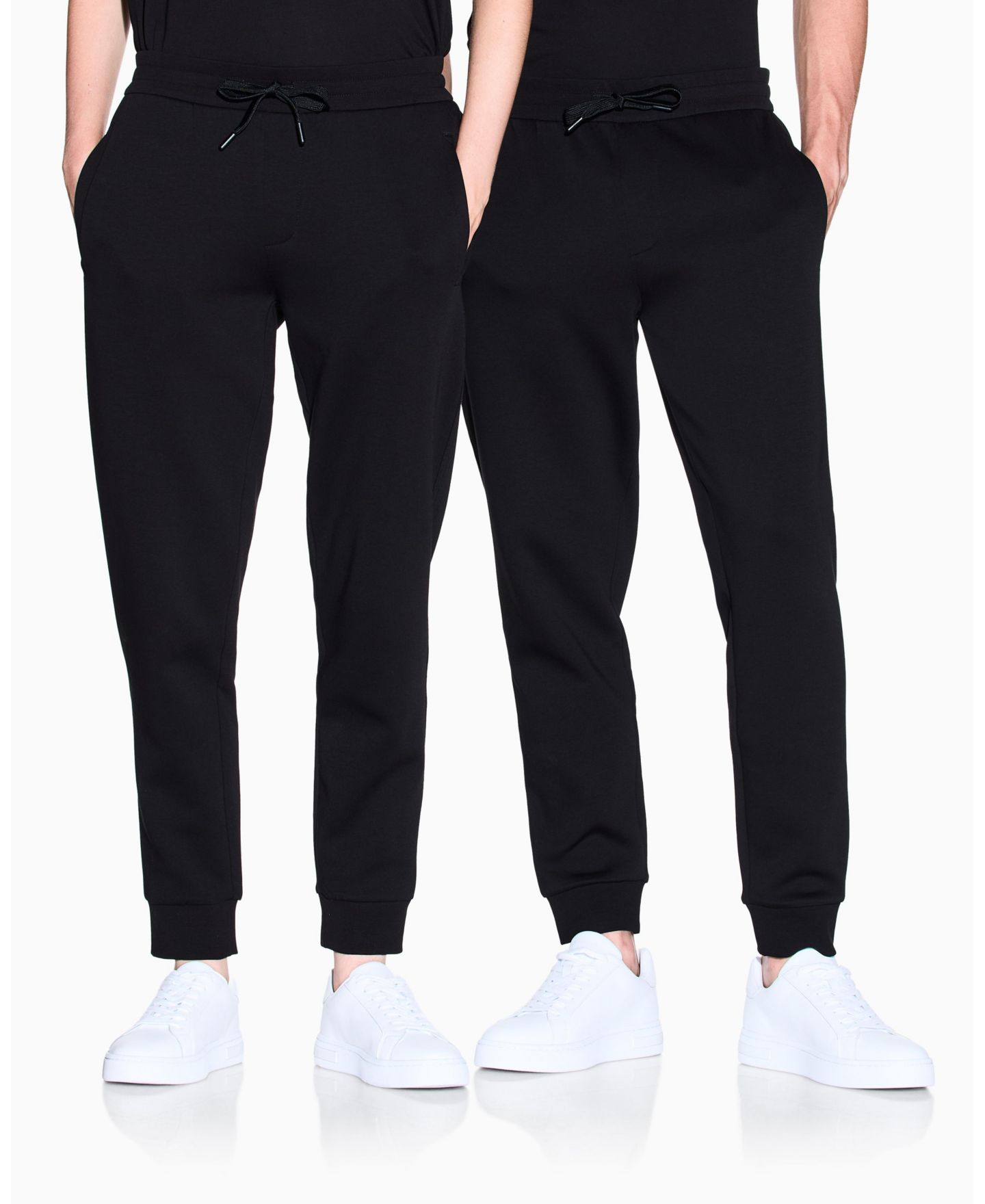 Мужские брюки A|X Armani Exchange Icon Fleece Jogger, цвет: Чёрный — фото 2