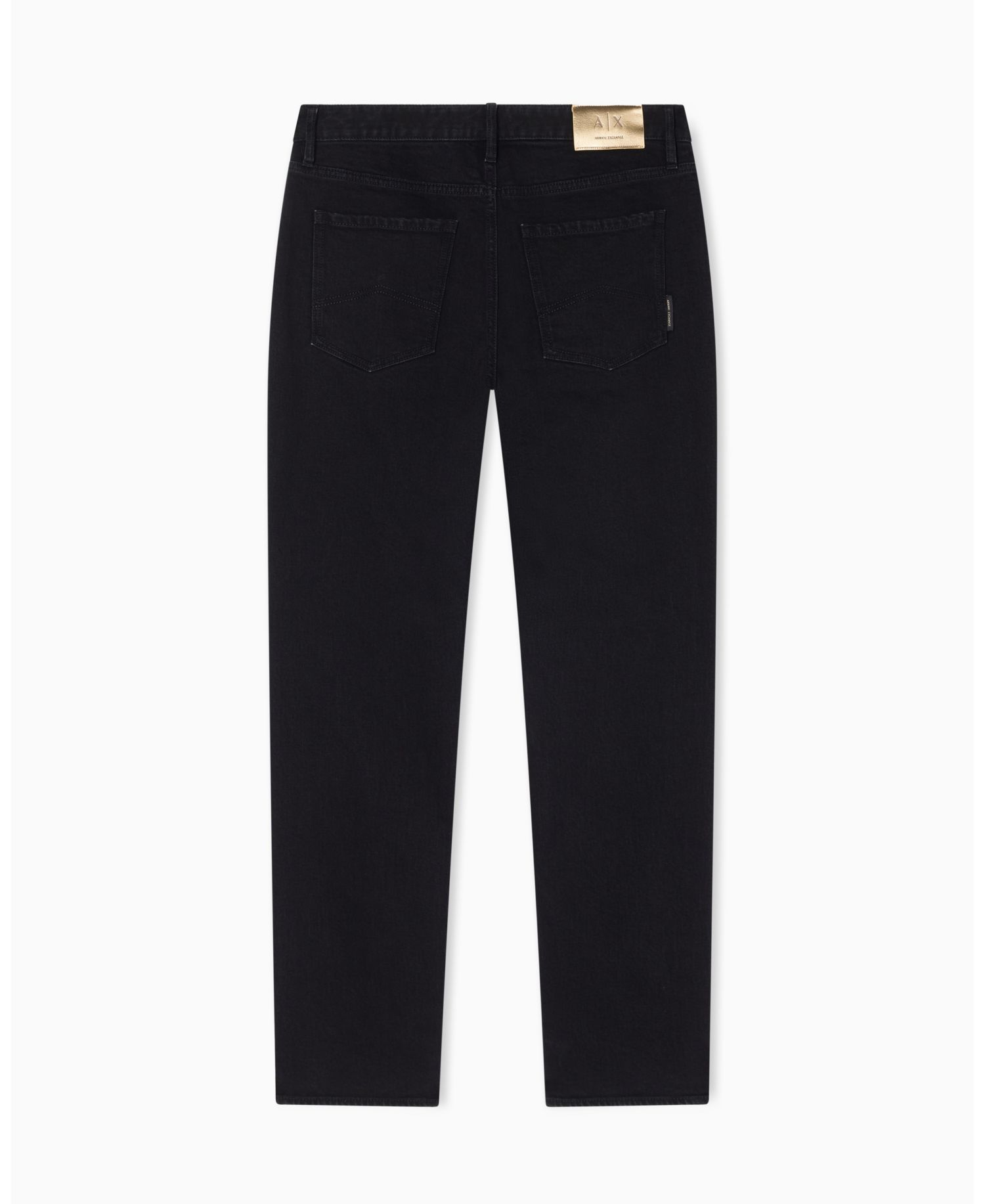 Men's Black and Gold J14 Slim Denim Jeans